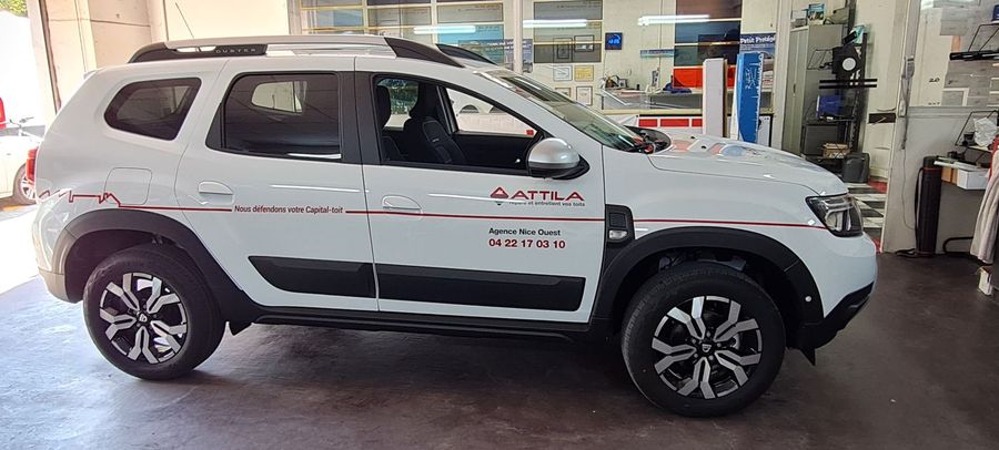 Marquage de véhicule utilitaire — ATTILA, Carros (06) | Posemasignaletique.fr